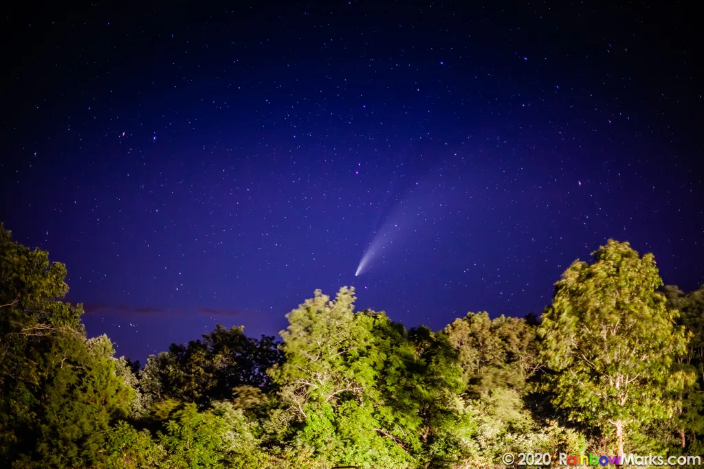 Comet Neowise captured by RainbowMarks Photography