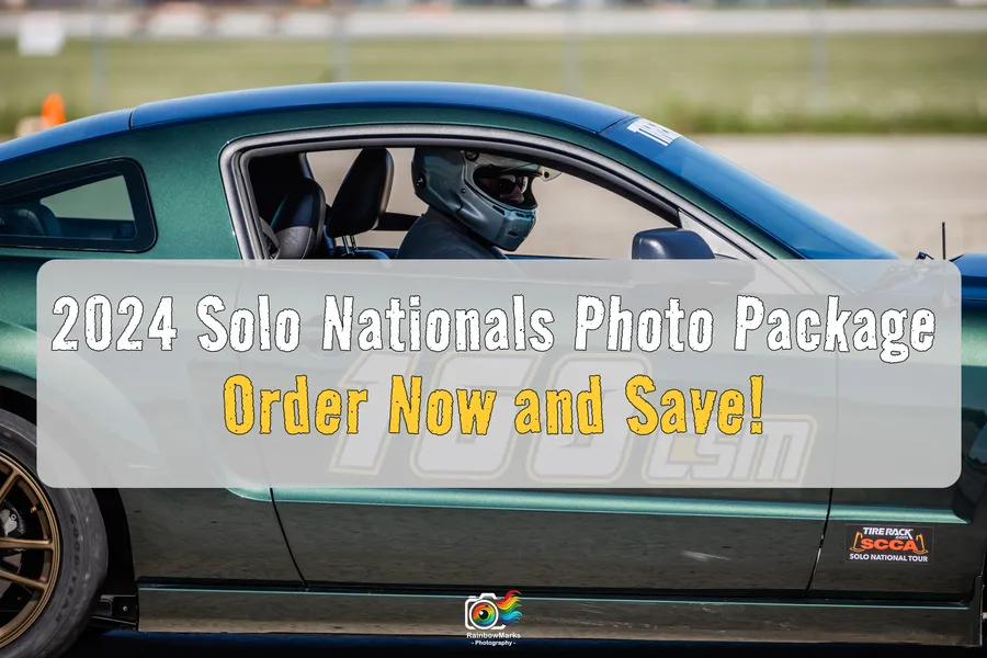 We will be at the upcoming 2024 Tire Rack SCCA Solo National Championships in Lincoln Nebraska, taking the photos that you want to see!