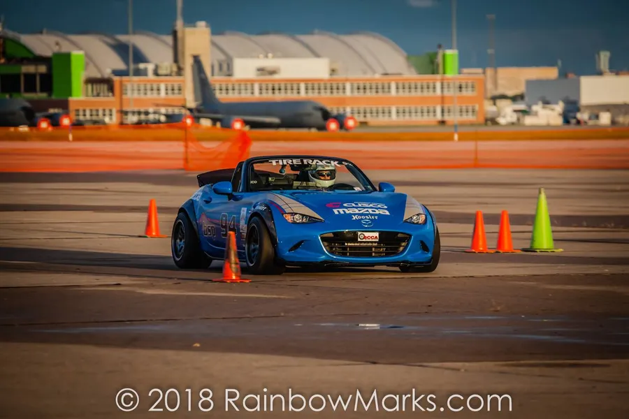 Relive the 2018 TireRack SCCA Solo Nationals with RainbowMarks' extensive photo collection from the unique, wet and dark event.