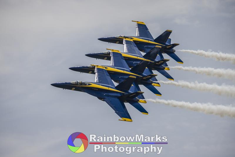 U.S. Navy Blue Angels at the 2023 Scott AFB Air Show