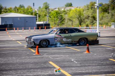 CAMT Ford Torino smoking the tires at St. Louis Region Event #2