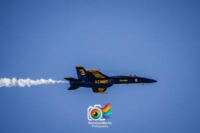 Blue Angel #3 during Friday's practice session