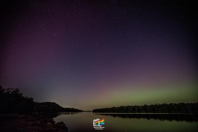 Northern Lights over eastern Missouri, October 10th, 2024