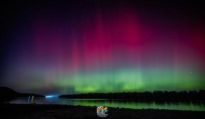 Northern Lights over eastern Missouri, October 10th, 2024