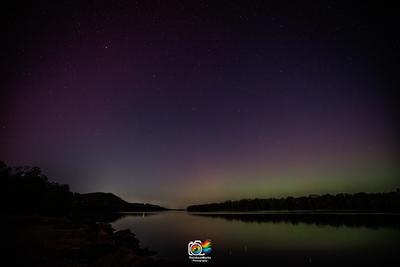 Northern Lights over eastern Missouri, October 10th, 2024